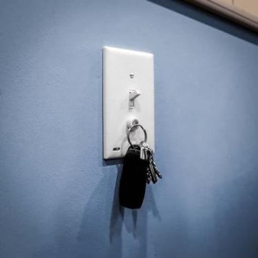 Imagem de SnapPower Magnet Key Holder for Wall and Light Switches - 3M Magnetic Tool and Car Key Hanger (3 Pack)