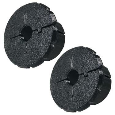 Imagem de Ilhós de parede de 1/5.1 cm, 3/10.2 cm, 2.5 cm para cabos Starlink, kit de roteamento de cabos Starlink, acessórios Star Link, (preto, 2,5 cm, 2 pacotes)