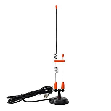 Imagem de UAYESOK Antena móvel de montagem magnética resistente de banda dupla 2 m 70 cm VHF/UHF Mag Base Antena PL-259 Plug para veículo caminhão SUV, sistema repetidor de rádio móvel