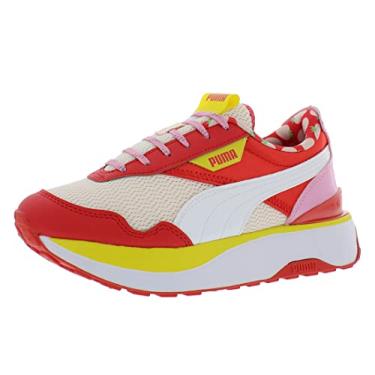 Imagem de PUMA - Tênis infantil Cruise Rider Summer Treats, Branco/vermelho/rosa, 5 Toddler