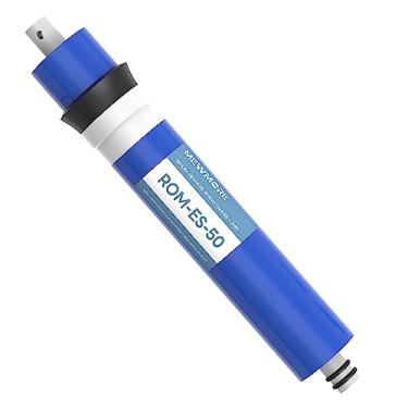 Imagem de MewMore Membrana RO 50 GPD, elemento de substituição de filtro de membrana de osmose reversa de 29,8 cm x 4,4 cm para sistema de filtragem de purificador de filtro de água potável RO embaixo da pia, 1