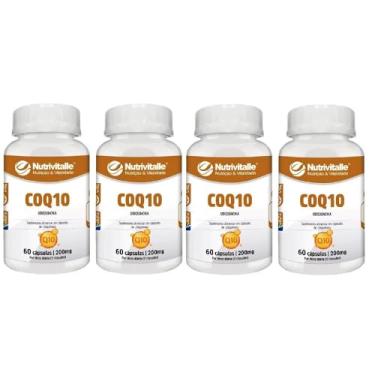Imagem de KIT 04 COQ10 200MG 60CAPS NUTRIVITALLE