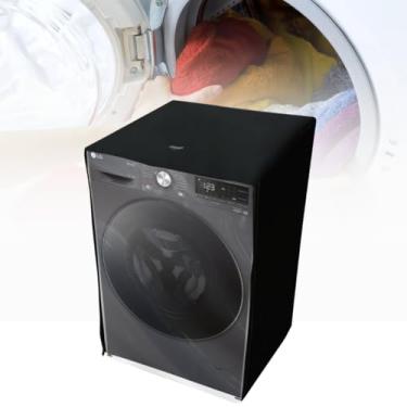 Imagem de CAPA PARA LAVA E SECA LG 14KG VC2 VC4 TRANSPARENTE (Preto)
