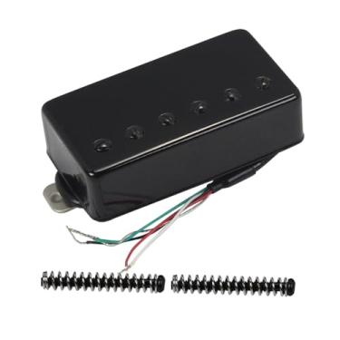 Imagem de FLEOR Conjunto de captador de ponte de guitarra de cerâmica Humbucker preto ajuste Les Paul estilo guitarra elétrica