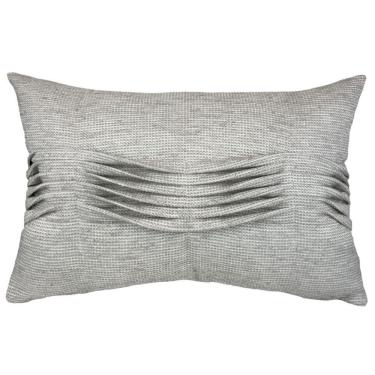 Imagem de Almofada Decortextil Linhão Off com Plisse Manual 40x60 cm