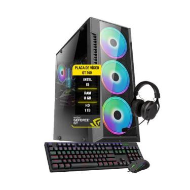 Imagem de Pc Gamer Intel Core i5 GT740 Hd 1Tb Fonte 500w 8Gb RAM - AMORIM SHOP