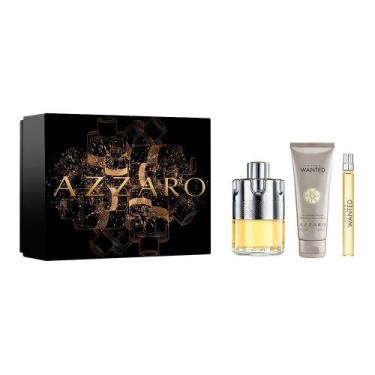 Imagem de Perfume Wanted Azzaro Coffret EDT Gel de Banho Travel Size Masculino, 