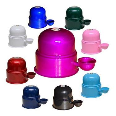 Imagem de Bebedouro Pote De Agua Vida Mansa Alumínio 1.4L Para Caes De Pelos Lon