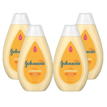 Imagem de Kit Condicionador Johnson's Baby Regular com 4 Unidades