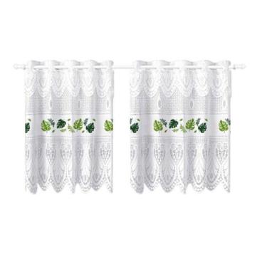 Imagem de Cortina Pia/Vitro Bando Passione Renda Cozinha1,60X0,75X0,20 - Beija F