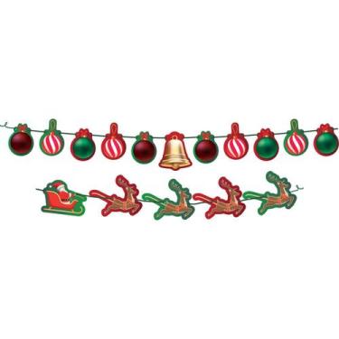 Imagem de Faixa Decorativa Para Festas de Natal - Festcolor