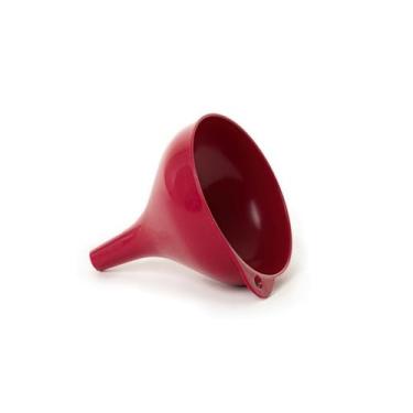 Imagem de Funil Pequeno Plastico Vermelho 9cm Plasvale, Vermelho