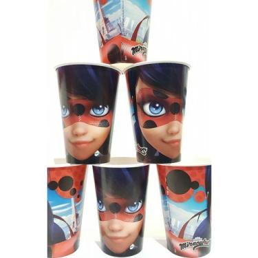 Imagem de 12 Lembrancinha Ladybug Copos Aniversário decoração festa - Regina fes