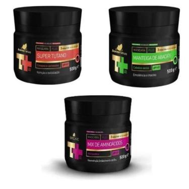 Imagem de Kit Cronograma Capilar Com 3 Máscaras Barrominas