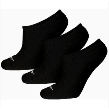 Imagem de Kit 3 Prs Meia Espo Penalty Cno Invisível Adulto - Tm 39-44, Preto
