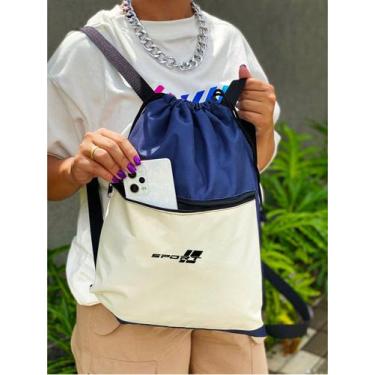 Imagem de Mochila Saco Nylon SPORT Academia Esportiva Gym Bag Fitness Unissex Co