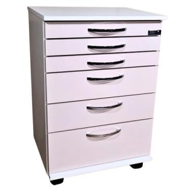 Imagem de Mesa Auxiliar Estética Consultório Odontológico Dentista - Deki Móveis