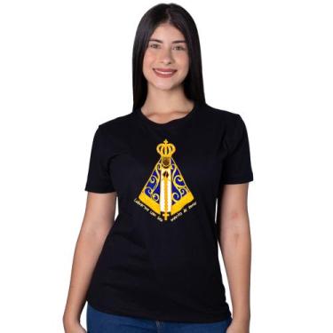 Imagem de Camiseta Tshirt Babylook Feminina  Nossa Senhora Aparecida 02 Católica