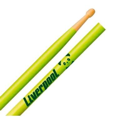 Imagem de Baqueta Liverpool Infantil Kids Series Amarela LL-KIDAM Urso Panda em 