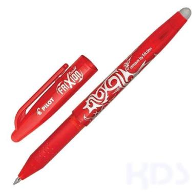 Imagem de Caneta Esferográfica Mágica Apagável Frixion Ball 0,7mm Pilot, Vermelh
