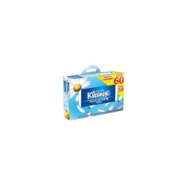 Imagem de Lenço de Papel Kleenex Extrato de Seda Leve 60 Pague 50 Unidades