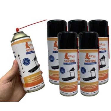 Imagem de Kit 5 Silicones Lubrificante Esteira Bicicleta Elétrica e Uso Geral Sp