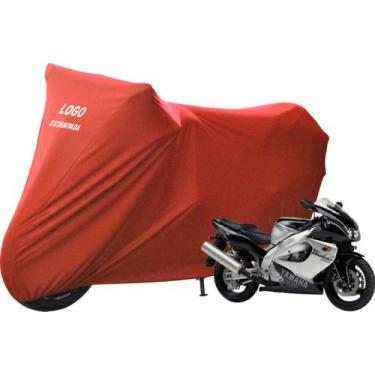 Imagem de Capa De Tecido Para Moto Yamaha YZF 1000 Com Elasticidade - Mz, Vermel