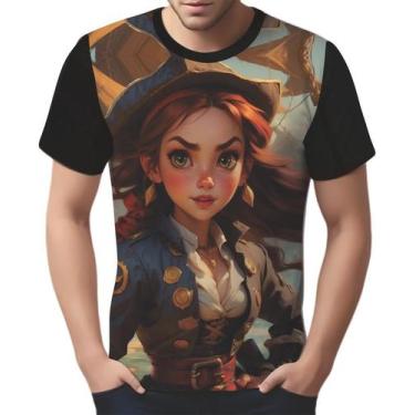 Imagem de Camisa Camiseta Tshirt Estampa Pirata Alto Mar Navios HD 2 - Enjoy Sho
