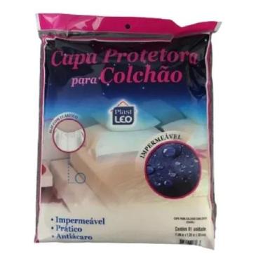 Imagem de Capa Protetora Colchão De Casal Impermeável Antiácaro - PLAST LEO