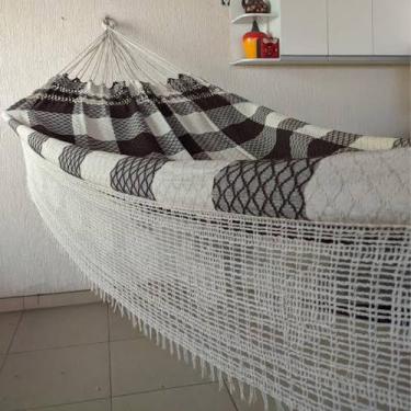 Imagem de rede de descanso e dormir casal gigante tambaba - redespotiguar, Crua 