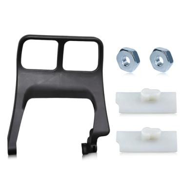 Imagem de Atunee Protetor de mão com alça de freio de corrente para motosserra Stihl MS341 MS361 com tira de para-choque substitui 1135 790 9100 1121 648 6610