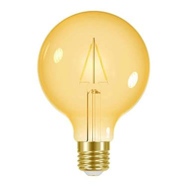 Imagem de Lâmpada Led Filamento Vintage Taschibra G95 3w Âmbar