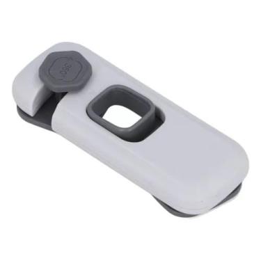 Imagem de Trava  fechadura de segurança infantil para porta de armario - bazar d