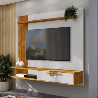 Imagem de Painel Para TV 65 Polegadas Aranau Nature Off White - CasaH