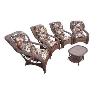 Imagem de Conjunto Poltronas Fibra Sintética Área Externa Interna - varanda move