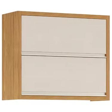 Imagem de Armário Aéreo Lisboa 80cm 2 Portas Itatiaia Cor Off White
