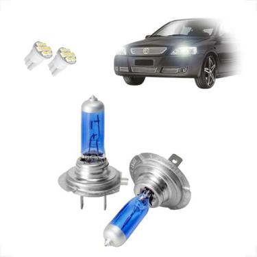 Imagem de Kit de Lâmpadas Halógenas Super Branca Farol Baixo H7 para Astra 2003 