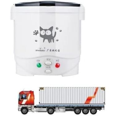 Imagem de Panela Elétrica de Arroz para Viagem de Caminhão 24V e Carro 12V Mini Fogão De Arroz Elétrico Portátil Panelas Para Caminhão e Carro (Caminhão 24V)