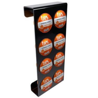 Imagem de Suporte Porta Organizador De Parede Compatível com Até 8 Cápsulas de C