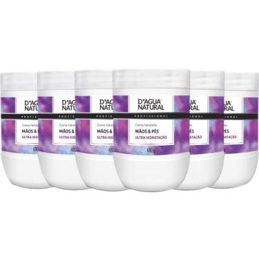 Imagem de 6 Creme Desodorante Hidratante Mãos Pés 680G D'agua natural - D'Água N