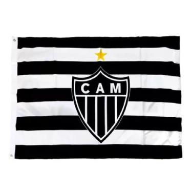 Imagem de Bandeira Torcedor Atlético Mineiro 1 Face 130x90cm - Oficial Licenciad