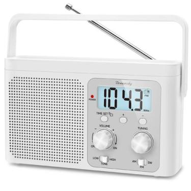 Imagem de Rádio Portátil DreamSky AM/FM - Bateria/Plug-in - Ondas Curtas
