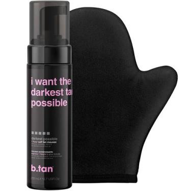 Imagem de Kit Autobronzeador b.tan Darkest Mousse - 200ml