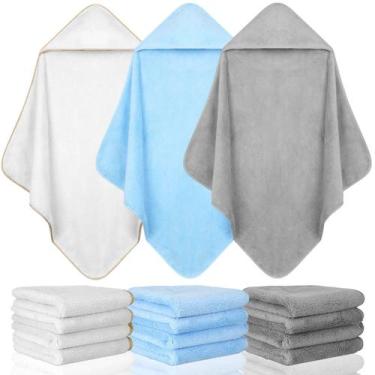 Imagem de Conjunto de Toalhas e Panos de Banho Moukeren para Bebês - 15 Peças