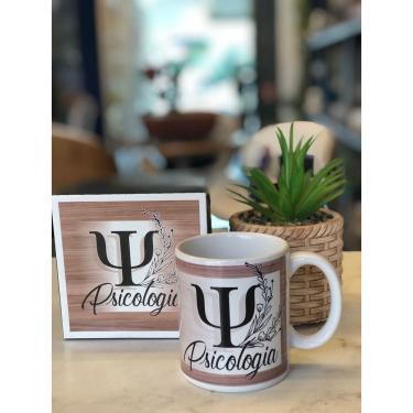 Imagem de Caneca em Cerâmica Profissões - Psicologia 300ml