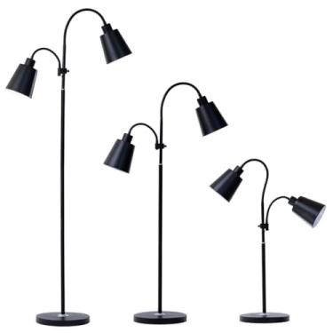 Imagem de Luminaria Chão Articulada Dupla Abajur de Chão Luminaria Piso Pedestal