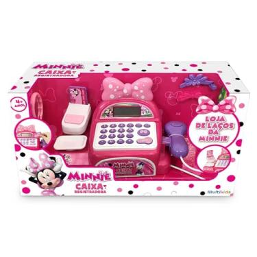 Imagem de Caixa Registradora de Brinquedo Minnie Mouse Rosa - Br1183