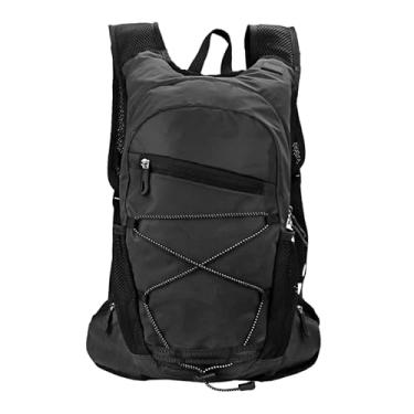 Imagem de Mochila de hidratação, bolsa de água, pacote de hidratação com bexiga de hidratação de 2 L, mochila leve de hidratação para caminhada, mochila para corrida, ciclismo e ciclismo, Preto, #69B