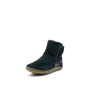 Imagem de Sorel Pantufas Nakiska Femininas, Preto/sálvia, 8