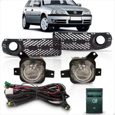 Imagem de Kit farol milha gol g3 fase ii 2002 a 2005 botao alternativo - SP ACES